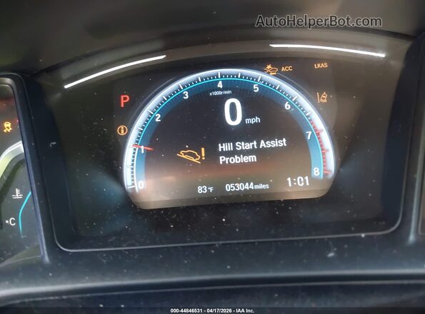 2HGFC2F60LH525134 2020 HONDA CIVIC Gray Widok tylnych siedzeń