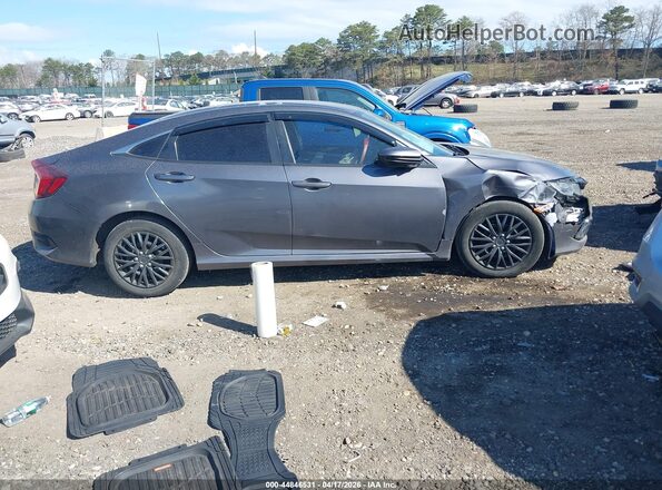 2HGFC2F60LH525134 2020 HONDA CIVIC Gray Widok wnętrza z tyłu