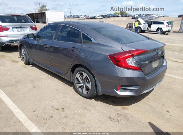 2HGFC2F61LH501909 2020 HONDA CIVIC Gray 