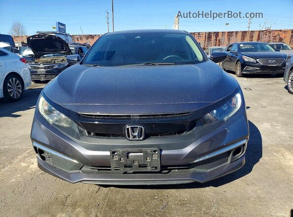 2HGFC2F61LH540080 2020 HONDA CIVIC Gray წინა ხედი