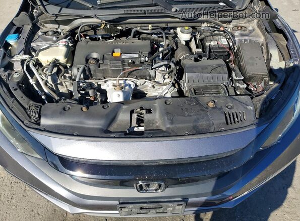 2HGFC2F61LH540080 2020 HONDA CIVIC Gray უკანა სალონის ხედი