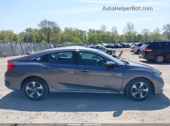 2HGFC2F61MH523989 2021 HONDA CIVIC Gray უკანა სალონის ხედი