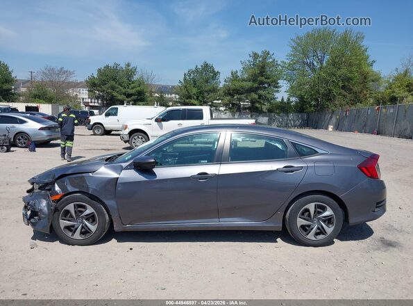 2HGFC2F61MH523989 2021 HONDA CIVIC Gray სალონის 360-გრადუსიანი ხედი