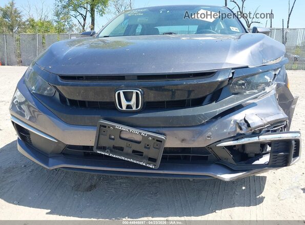 2HGFC2F61MH523989 2021 HONDA CIVIC Gray წინა ხედი