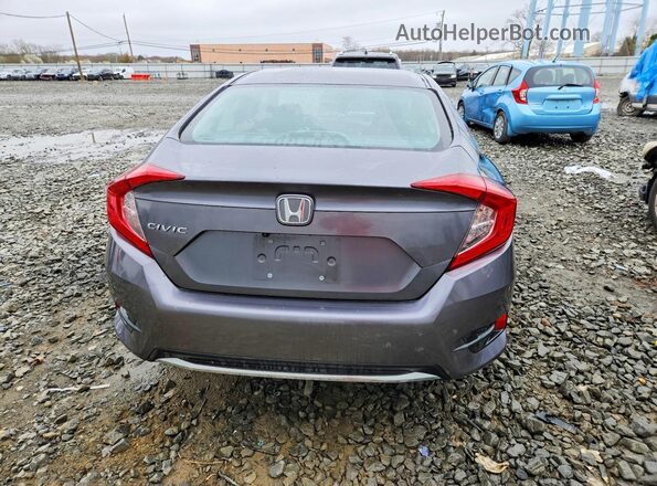2HGFC2F61MH529095 2021 HONDA CIVIC Gray უკანა ხედი