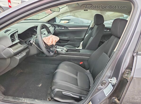 2HGFC2F61MH529095 2021 HONDA CIVIC Gray წინა სალონის ხედი