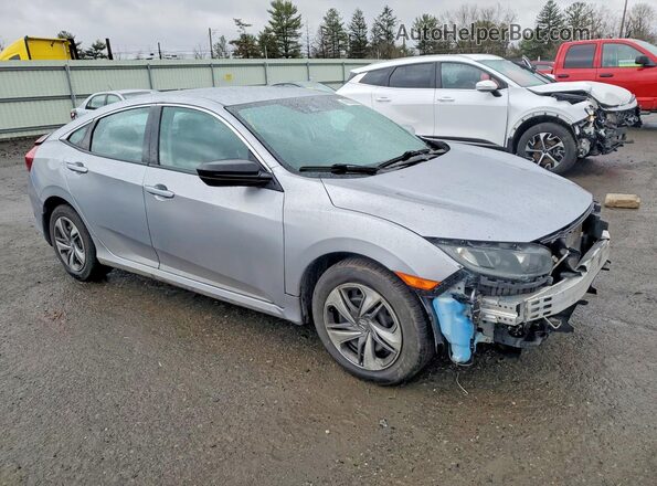 2HGFC2F62KH570168 2019 HONDA CIVIC Silver წინა მარჯვენა