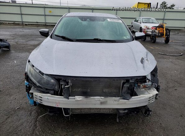 2HGFC2F62KH570168 2019 HONDA CIVIC Silver წინა ხედი