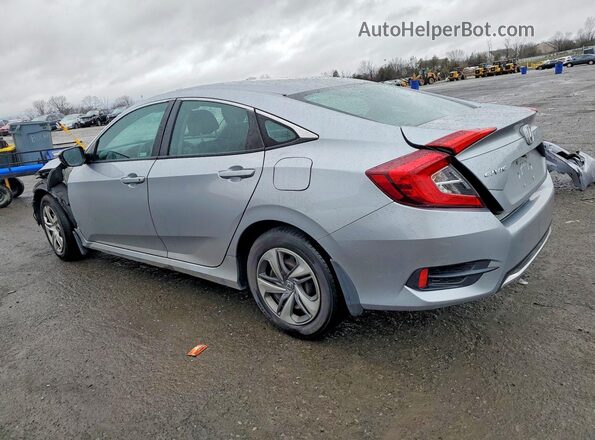 2HGFC2F62KH570168 2019 HONDA CIVIC Silver უკანა მარცხენა