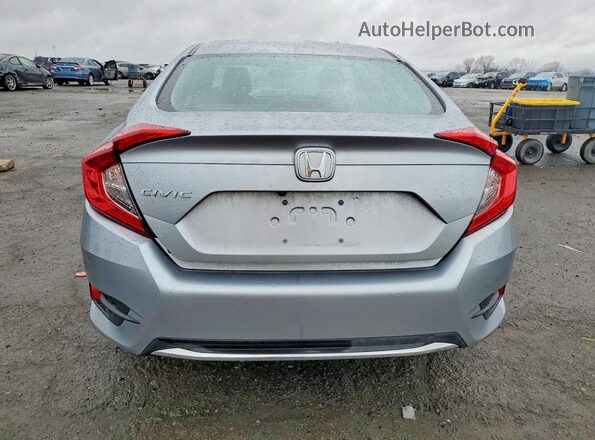 2HGFC2F62KH570168 2019 HONDA CIVIC Silver უკანა ხედი