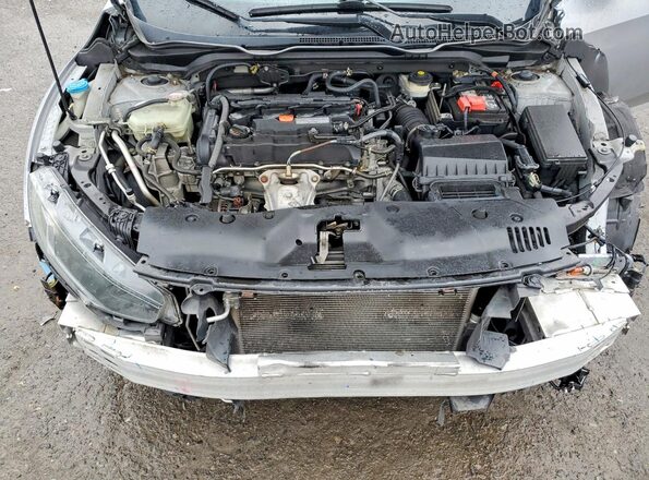2HGFC2F62KH570168 2019 HONDA CIVIC Silver უკანა სალონის ხედი