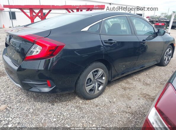 2HGFC2F62LH504172 2020 HONDA CIVIC Black უკანა მარჯვენა