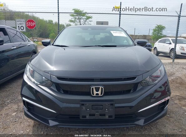 2HGFC2F62LH504172 2020 HONDA CIVIC Black ხელსაწყოთა პანელის ხედი