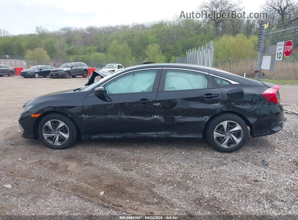 2HGFC2F62LH504172 2020 HONDA CIVIC Black სალონის 360-გრადუსიანი ხედი