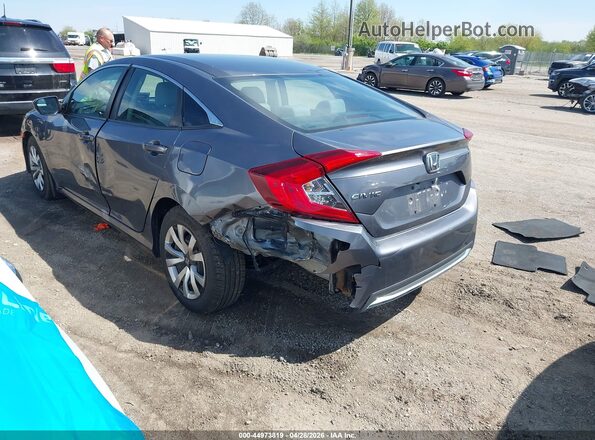 2HGFC2F62LH521831 2020 HONDA CIVIC Gray Հետևի ձախ