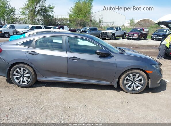 2HGFC2F62LH521831 2020 HONDA CIVIC Gray Սալոնի հետևի տեսք