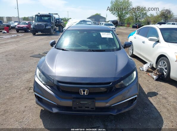 2HGFC2F62LH521831 2020 HONDA CIVIC Gray Սարքավորումների վահանակի տեսք