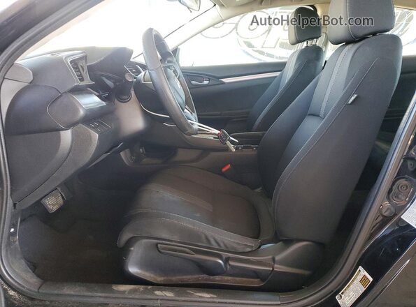 2HGFC2F62MH543460 2021 HONDA CIVIC Черный Вид салона спереди