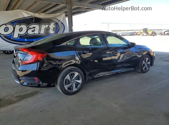 2HGFC2F62MH543460 2021 HONDA CIVIC Черный Задняя правая четверть