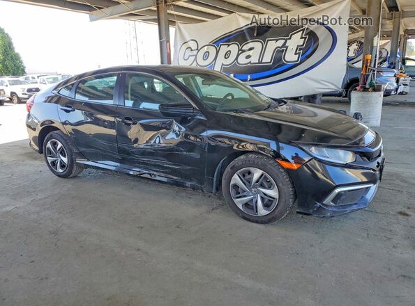 2HGFC2F62MH543460 2021 HONDA CIVIC Черный Передняя правая четверть