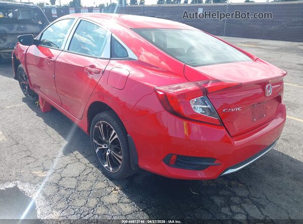 2HGFC2F64LH595106 2020 HONDA CIVIC Red Tył lewy