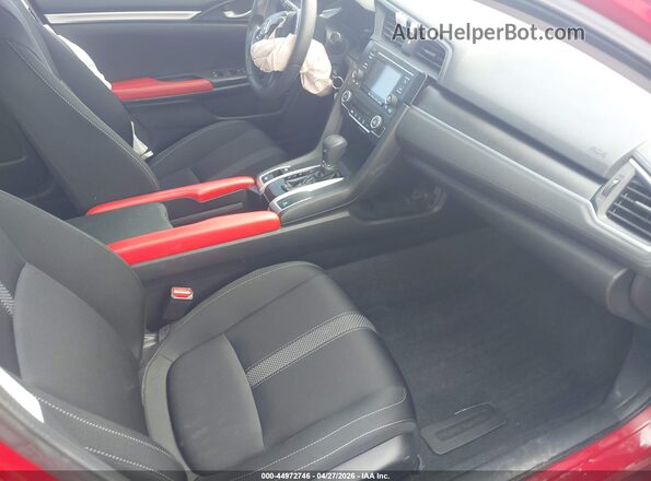2HGFC2F64LH595106 2020 HONDA CIVIC Red Widok wnętrza z przodu