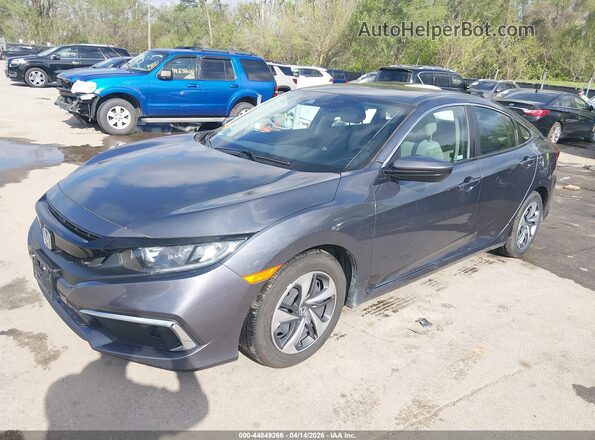 2HGFC2F65LH557626 2020 HONDA CIVIC Серый Передняя левая четверть