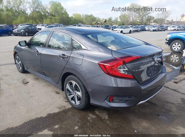 2HGFC2F65LH557626 2020 HONDA CIVIC Серый Задняя левая четверть