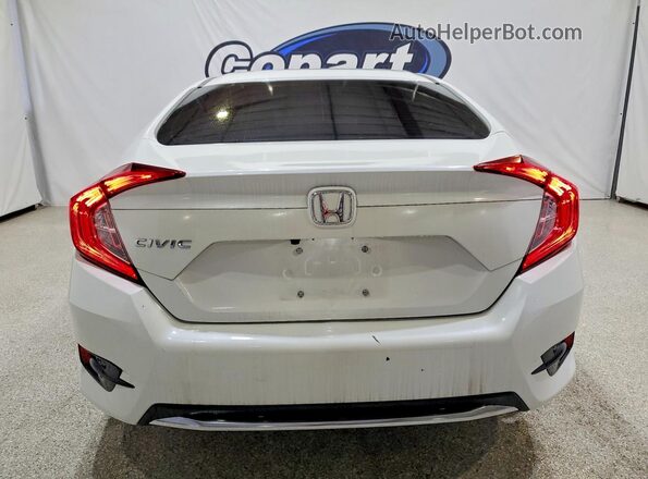 2HGFC2F65LH568271 2020 HONDA CIVIC White Вид ззаду