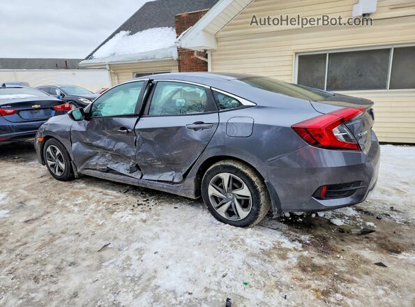 2HGFC2F65MH510906 2021 HONDA CIVIC Charcoal Rear left
