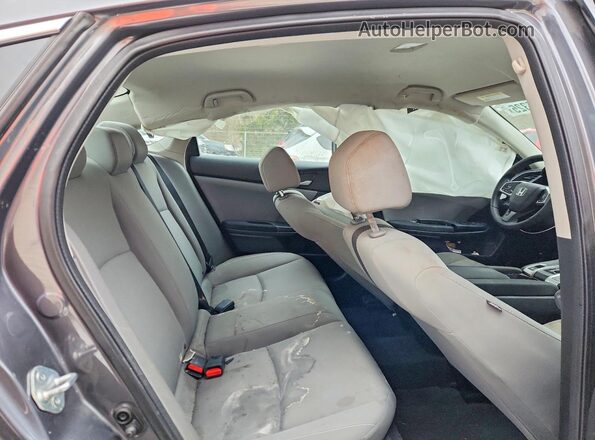 2HGFC2F65MH510906 2021 HONDA CIVIC Charcoal Rear seats view