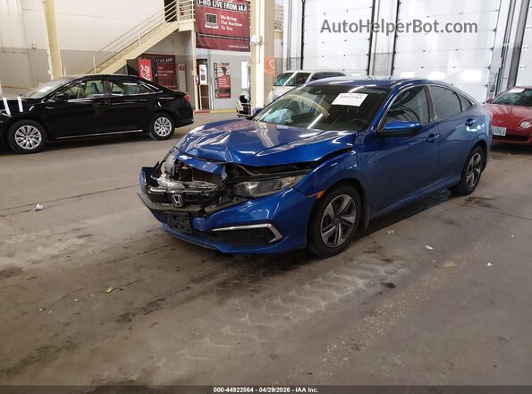 2HGFC2F65MH524644 2021 HONDA CIVIC Blue Front left