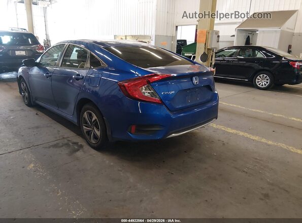 2HGFC2F65MH524644 2021 HONDA CIVIC Blue Rear left
