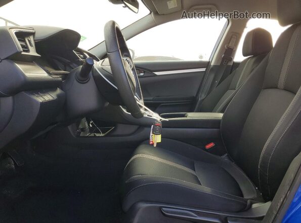 2HGFC2F66LH596144 2020 HONDA CIVIC Blue Front interior view