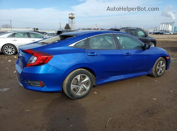 2HGFC2F66LH596144 2020 HONDA CIVIC Blue Rear right