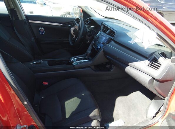 2HGFC2F67KH604265 2019 HONDA CIVIC Red Вид салону спереду