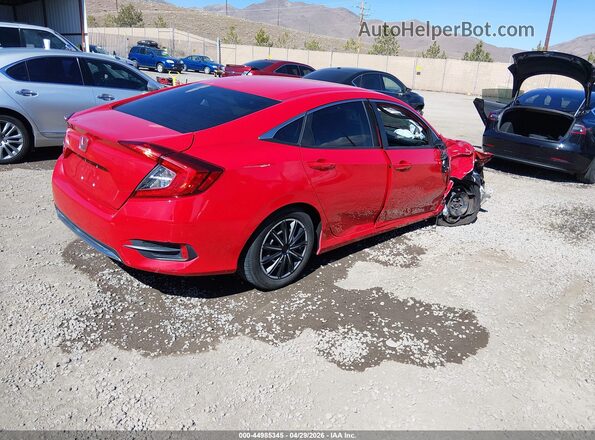 2HGFC2F67KH604265 2019 HONDA CIVIC Red Задня права чверть