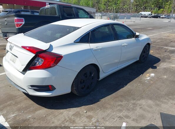 2HGFC2F68KH606333 2019 HONDA CIVIC White Trasero derecho