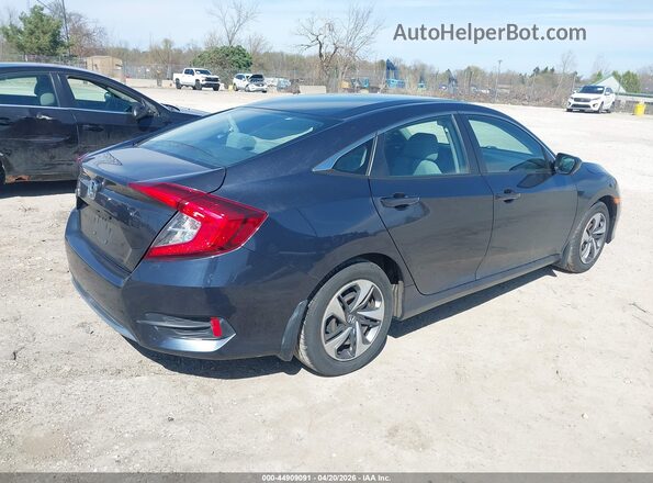 2HGFC2F68LH504516 2020 HONDA CIVIC Black უკანა მარჯვენა