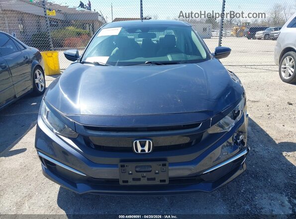 2HGFC2F68LH504516 2020 HONDA CIVIC Black ხელსაწყოთა პანელის ხედი
