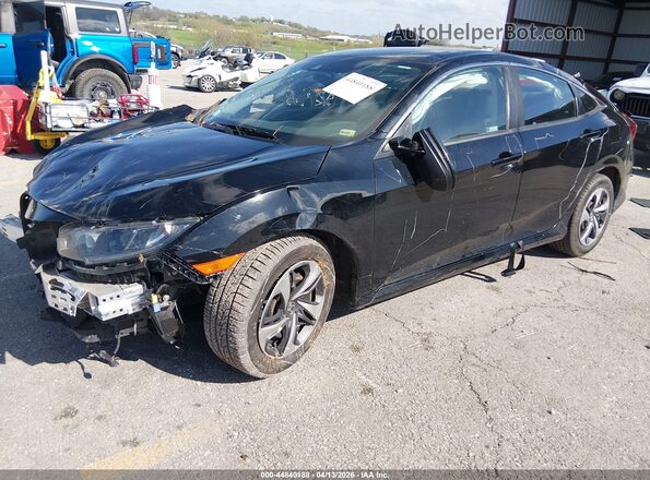 2HGFC2F68LH557913 2020 HONDA CIVIC Black Передня ліва чверть