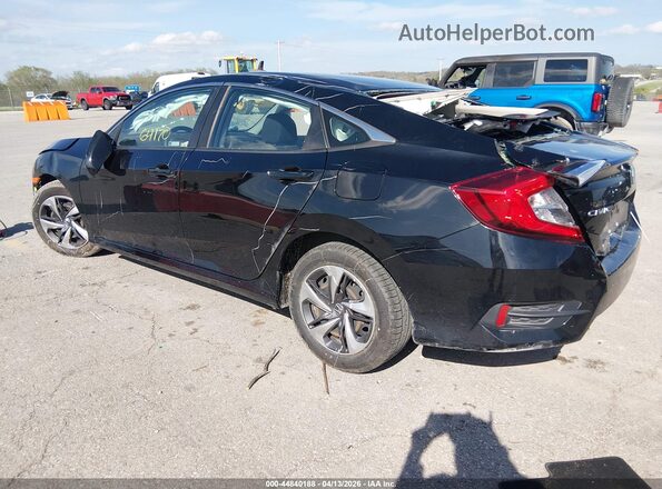 2HGFC2F68LH557913 2020 HONDA CIVIC Black Задня ліва чверть