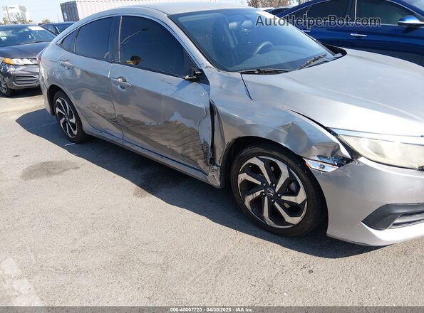2HGFC2F69KH558647 2019 HONDA CIVIC Silver Вид спереду