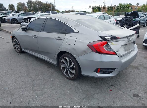 2HGFC2F69KH558647 2019 HONDA CIVIC Silver Задня ліва чверть