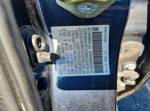 2HGFC2F69KH599358 2019 HONDA CIVIC Черный 