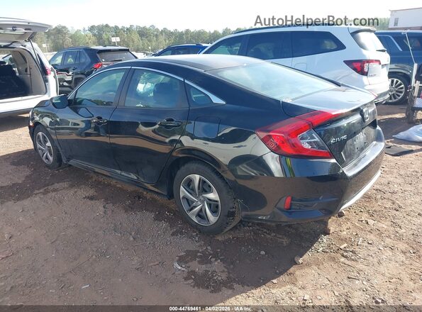 2HGFC2F69KH600198 2019 HONDA CIVIC Black Հետևի ձախ