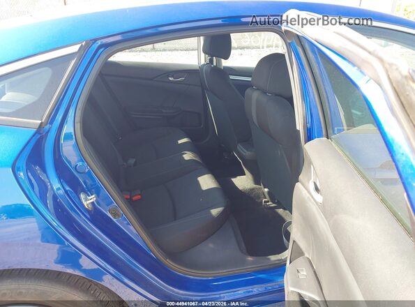 2HGFC2F69KH600489 2019 HONDA CIVIC Blue Vista de la etiqueta del VIN