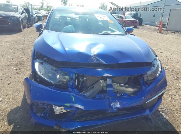 2HGFC2F69KH600489 2019 HONDA CIVIC Blue Vista frontal