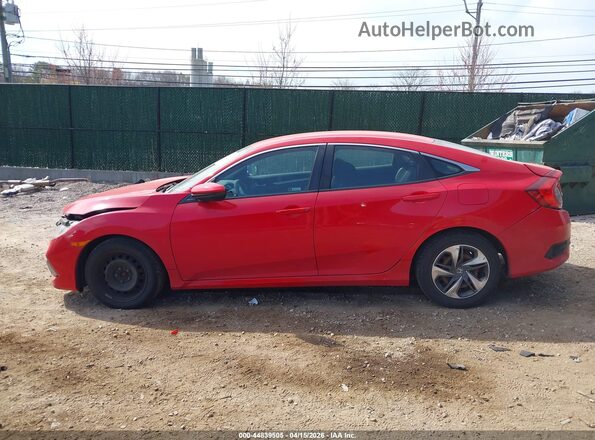 2HGFC2F69MH540894 2021 HONDA CIVIC Red Սալոնի 360 աստիճան տեսք