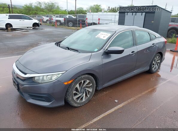 2HGFC2F70GH500474 2016 HONDA CIVIC Gray Przód lewy